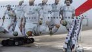 صور.. طيران الإمارات ترحب بنجوم ريال مدريد