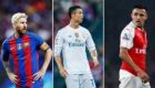 سانشيز: أنا في مستوى المنافسة مع ميسي ورونالدو