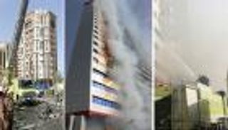 بالصور.. السيطرة على حريق شبّ في أحد الأبراج الفندقية بمكة المكرمة