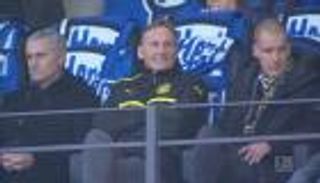 مورينيو في مدرجات دورتموند