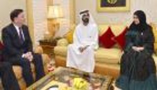 محمد بن راشد يستقبل نائب رئيس اللجنة الدائمة لنواب الشعب الصيني