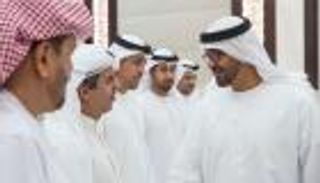  بالصور.. محمد بن زايد يلتقي الإعلاميين