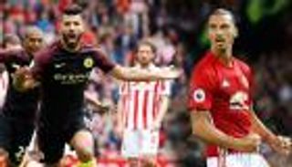 أجويرو يرد على إبراهيموفيتش بثنائية في 10 دقائق