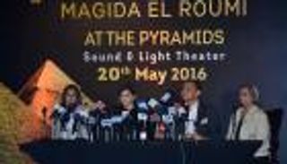 صور.. ماجدة الرومي: فرحي عظيم بالغناء في مصر.. ويوسف شاهين شريان قلبي