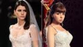 مقارنة بين فستاني بيرين سات ومي عزالدين تكشف سرقة التصميم