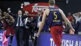 برشلونة يفوز على ريال مدريد في الدوري الأوروبي للسلة