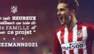 جريزمان يمدد عقده مع أتليتيكو مدريد حتى 2021