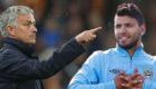 غياب أجويرو يزيد قلق مورينيو قبل موقعة السيتي