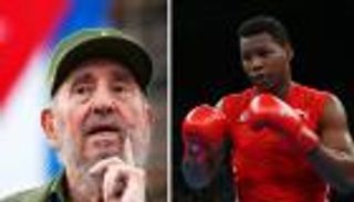 ملاكم كوبي يهدي فوزه في ريو لكاسترو في عيد ميلاده 90