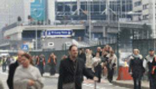 فوضى في مطار بروكسل بعد إعادة فتحه عقب تفجيرات مارس الماضي