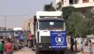 فيديو.. حي الوعر بحمص يستقبل مساعدات بعد 6 أيام من القصف