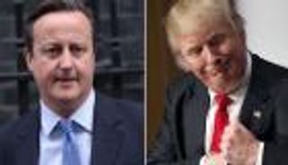 ترامب متراجعا: أتوقع علاقات طيبة مع كاميرون 