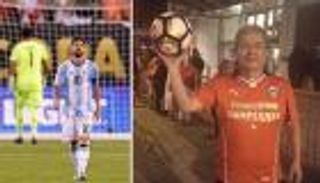 كرة ركلة الجزاء الأخيرة لميسي مع الأرجنتين معروضة للبيع