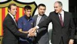  رئيسا برشلونة يلتزمان الصمت في قضية نيمار