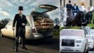 بالصور.. علاقة الرولزرويس والذهب بجنازات بريطانية