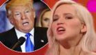 جنيفر لوانس طاردت ترامب لتقول له كلمتين.. ما هما؟