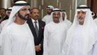 محمد بن راشد يلبي دعوة نهيان بن مبارك لمائدته الرمضانية