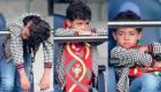 سلبية رونالدو أمام كرواتيا تصيب ابنه بالملل