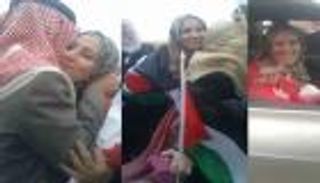 أسرة نداء شرارة تحتفل بفوزها في