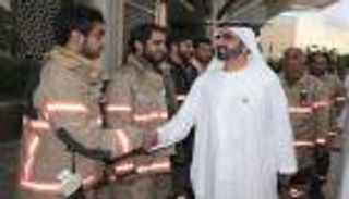 محمد بن راشد يُشيد بالأداء الرفيع لفرق الدفاع المدني في دبي