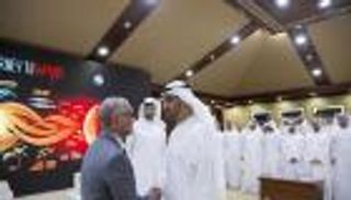 محمد بن زايد يشهد محاضرة حول عالمية ناسا ورحلة الإنسان للمريخ