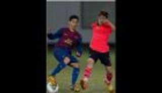 بالفيديو .. ميسي جديد بين ناشئي برشلونة