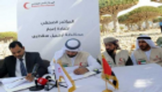 الرئيس اليمني ومحافظ سقطرى يستعرضان المشروعات الإماراتية