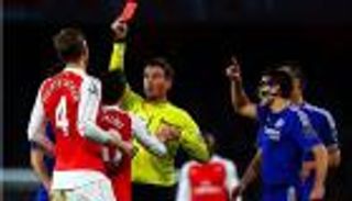 معاناة البطاقات الحمراء لأرسنال تتواصل أمام تشيلسي