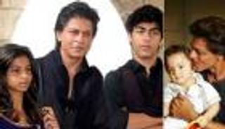 صور.. شاروخان يرفض عمل أبنائه بالسينما