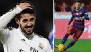 نيمار يكتسح إيسكو في عدد المراوغات