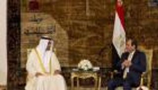 محمد بن زايد يغادر القاهرة