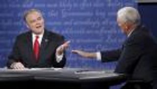 المناظرة الوحيدة لنائبي هيلاري وترامب.. تشاحن رغم الايقاع الهادئ