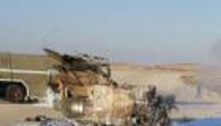 بالصور.. تحطم مقاتلة إسرائيلية ومقتل قائدها بعد قصف غزة