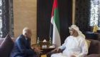 محمد بن زايد يستقبل أبو الغيط في أبوظبي