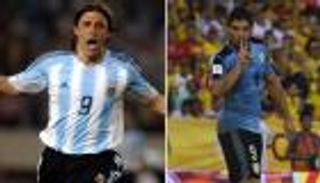 سواريز يعادل رقم كريسبو في تصفيات المونديال