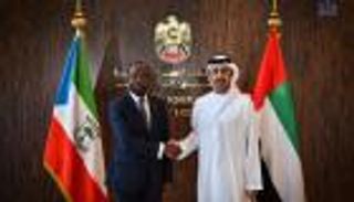 بالصور.. عبدالله بن زايد يلتقي وزير الخارجية والتعاون الدولي بغينيا الاستوائية