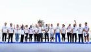 بالصور.. السيسي يتقدم ماراثون للشباب في شرم الشيخ