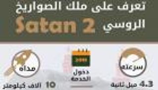 إنفوجراف.. تعرف على ملك الصواريخ الروسي Satan 2