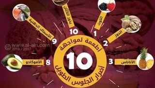 10 أطعمة تواجه أضرار الجلوس لفترات طويلة