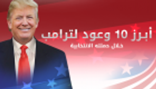 إنفوجراف.. أبرز 10 وعود لترامب خلال حملته الانتخابية