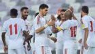 الأبيض يستعد للعراق بثنائية في مرمى البحرين