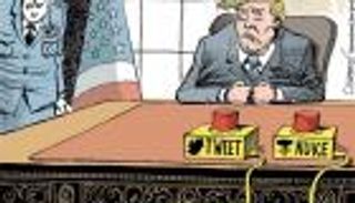 10 رسومات ساخرة لترامب وهيلاري