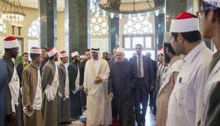 الشيخ محمد بن زايد آل نهيان يزور الأزهر الشريف لتعزيز التسامح – صورة أرشيفية
