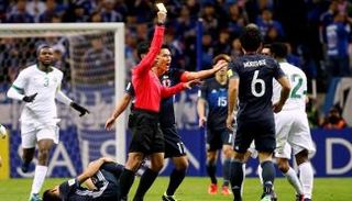 لقطة من المباراة