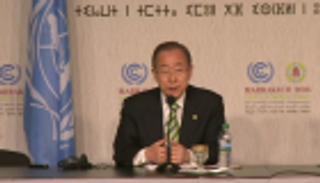 بان كي مون يعاتب ترامب بسبب الاحترار المناخي