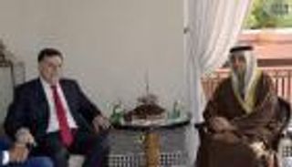 منصور بن زايد يلتقي فايز السراج قبل مغادرته المغرب