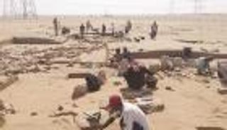 صورة.. اكتشاف أقدم بصمة بشرية عمرها 7300 عام بالكويت