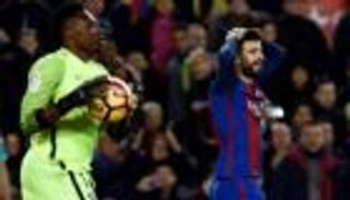 بيكيه يرفض تبرير التعادل مع مالاجا بغياب ميسي وسواريز