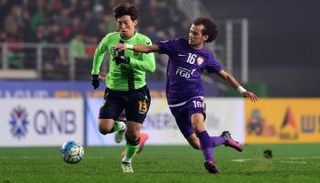 لقطة من لقاء العين وسيونبوك ذهابا