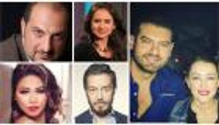 بالصور.. كيف هنأ النجوم العروسين عمرو يوسف وكندة علوش؟